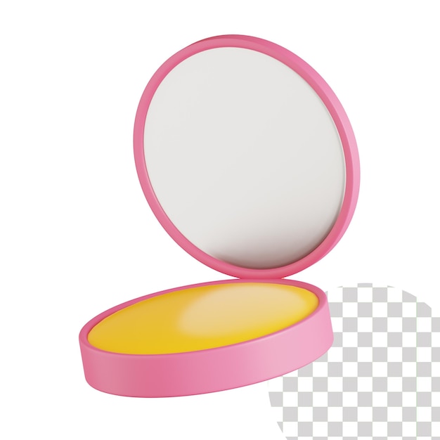 PSD icono 3d de maquillaje