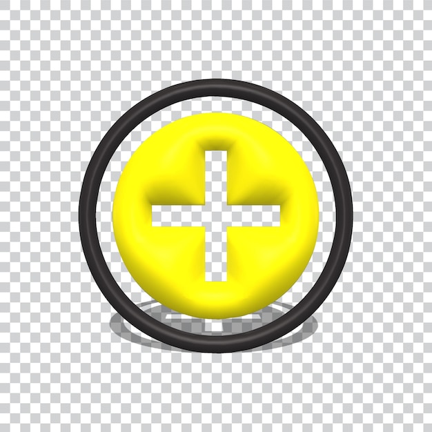 icono 3d más ilustración de diseño