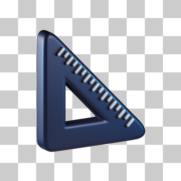Icono 3D de medición
