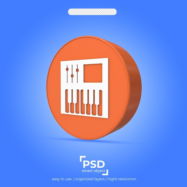 icono 3d mejor representación en fondo transparente 32