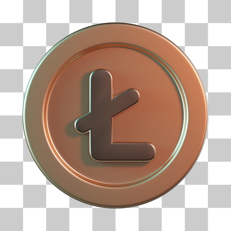 PSD icono en 3d de la moneda lite