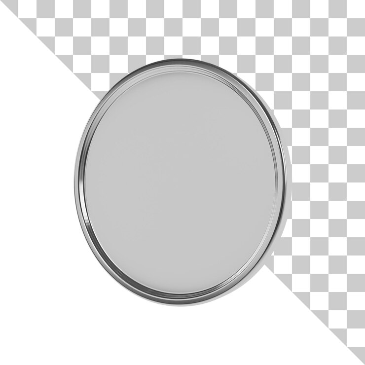 PSD icono 3d de moneda de plata