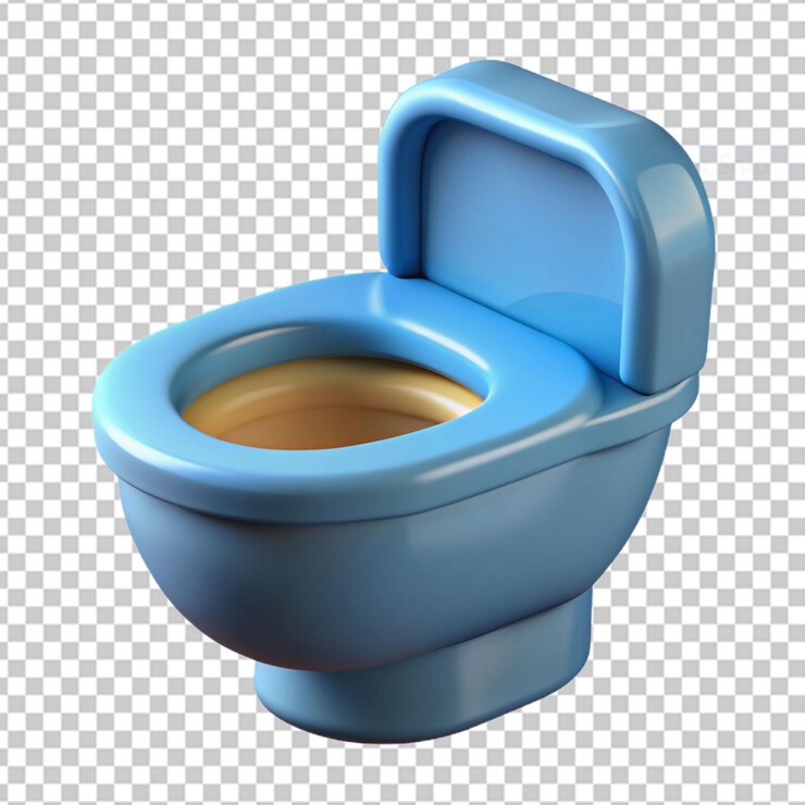 PSD icono 3d de muebles con baño