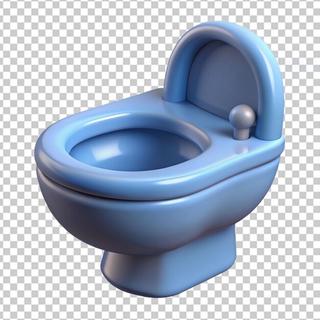 PSD icono 3d de muebles con baño