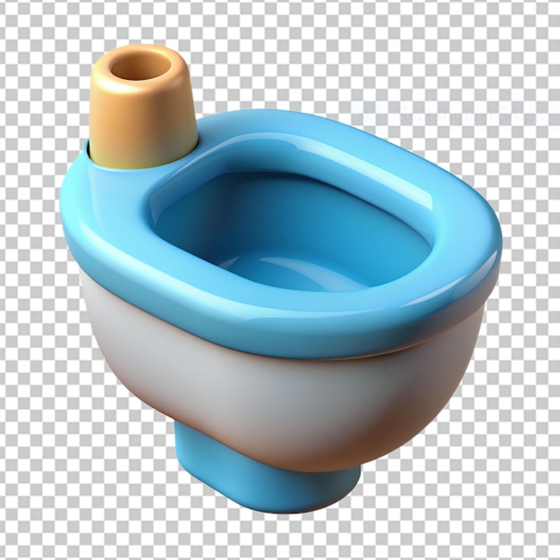 PSD icono 3d de muebles con baño