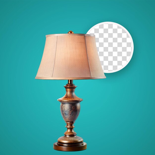 PSD icono 3d de muebles con lámpara