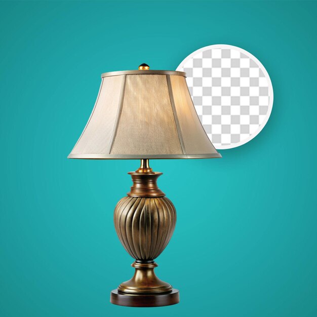 PSD icono 3d de muebles con lámpara