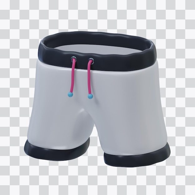 PSD icono 3d de pantalones cortos