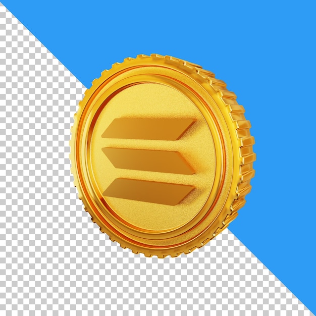 Icono 3D del paquete de monedas de oro de criptomoneda