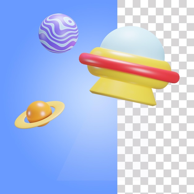 PSD icono 3d perdido