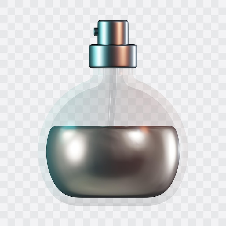 PSD icono 3d de perfumes