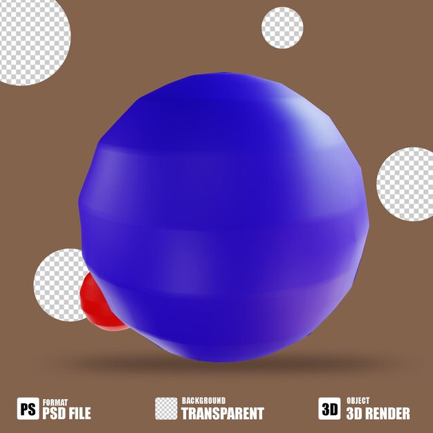 Icono 3D Pillates Ball 2 adecuado para fitness