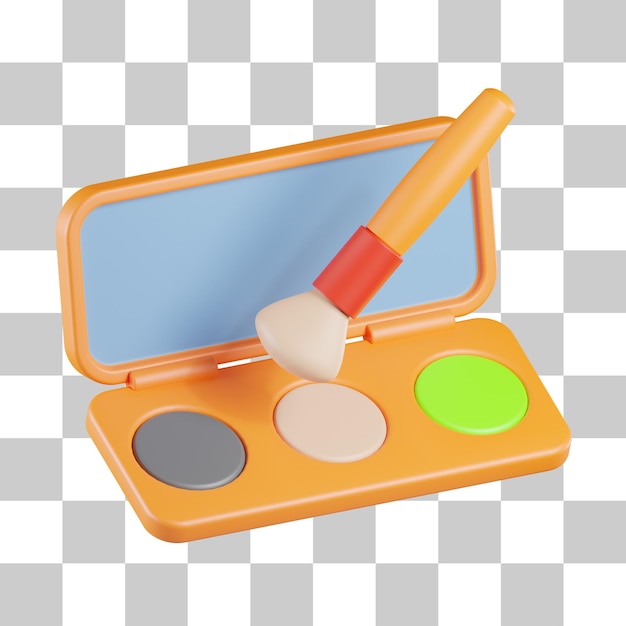 Icono 3D de producto de rubor