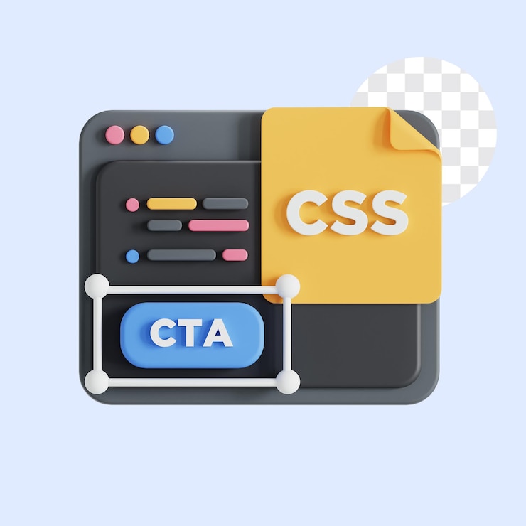 PSD el icono 3d de la programación css