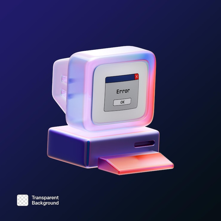 PSD icono 3d retro de los años 90 con efecto holográfico plantilla png