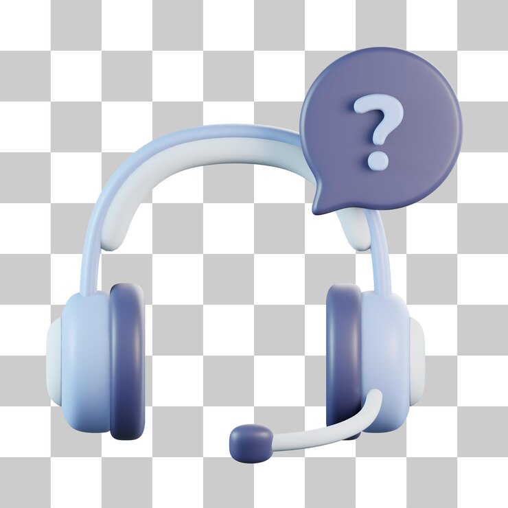 PSD icono 3d de servicio al cliente