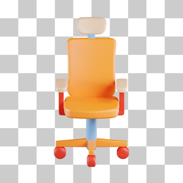 Icono 3d de silla de juego