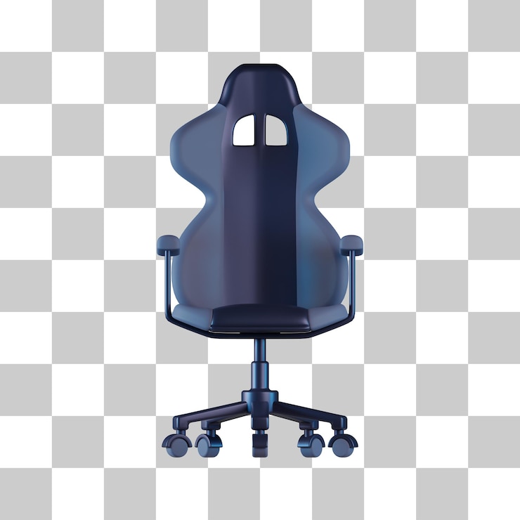 PSD icono 3d de silla de juego