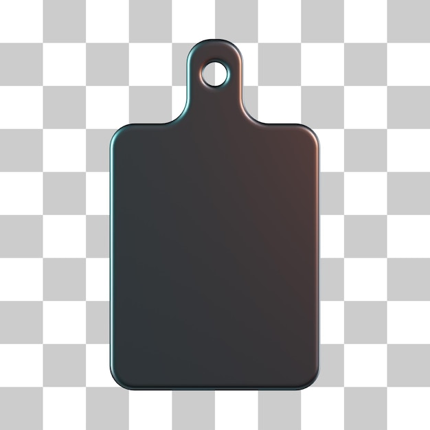 Icono 3D de tabla de cortar