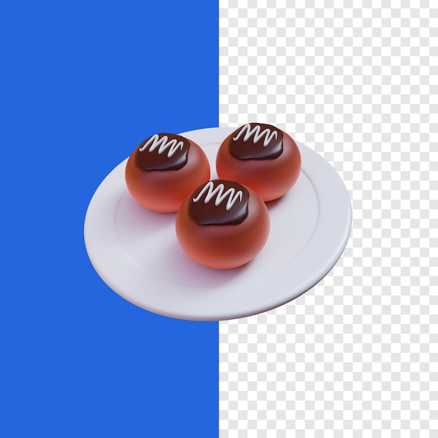 icono 3d takoyaki