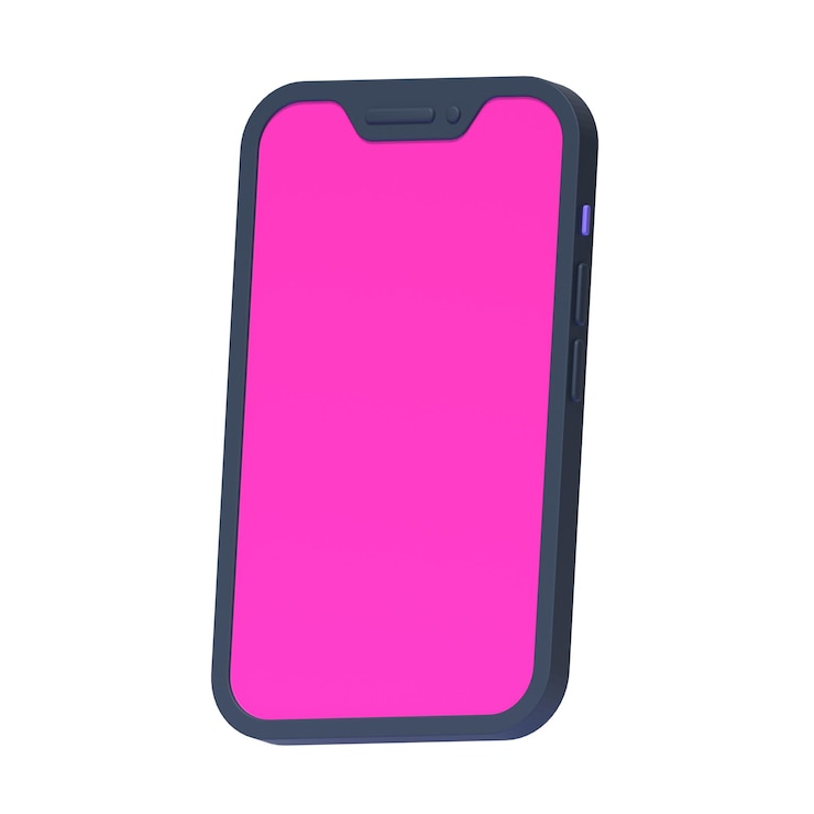 PSD icono 3d del teléfono inteligente