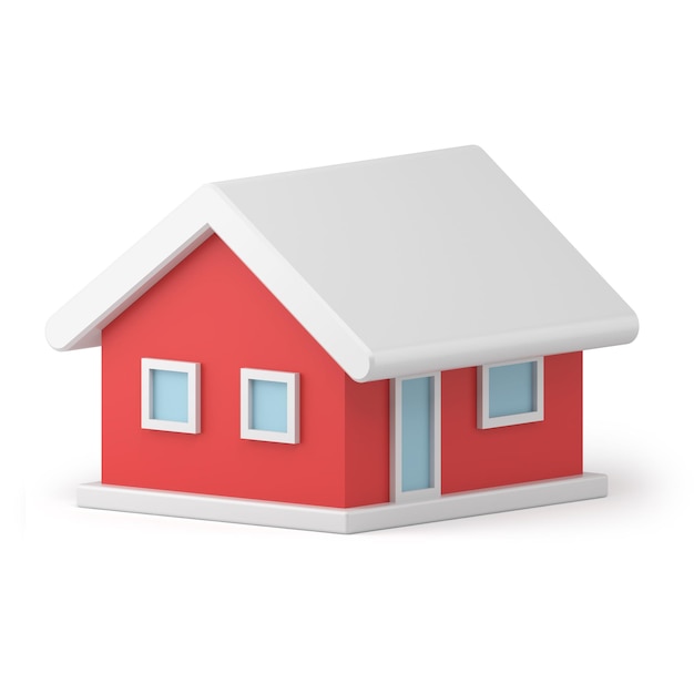 PSD icono 3d tiny house toy