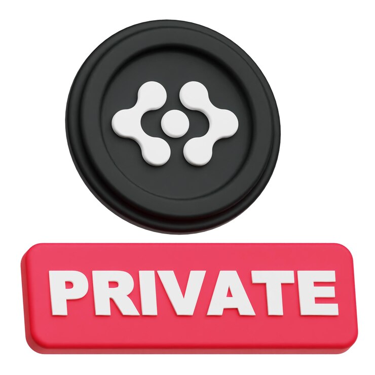PSD el icono 3d del token criptográfico de la alianza de superinteligencia artificial aislado en el fondo blanco