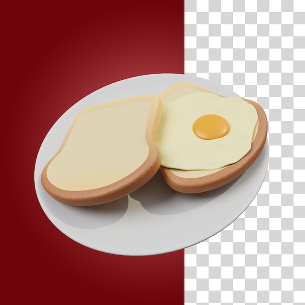 Icono 3d de tortilla