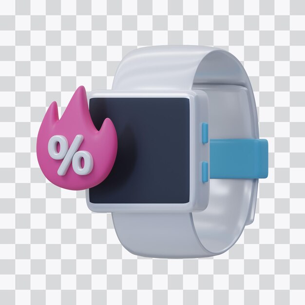 Icono 3D de venta caliente Smartwatch