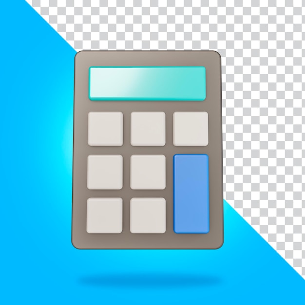 PSD icono 3d, windows calculado 03