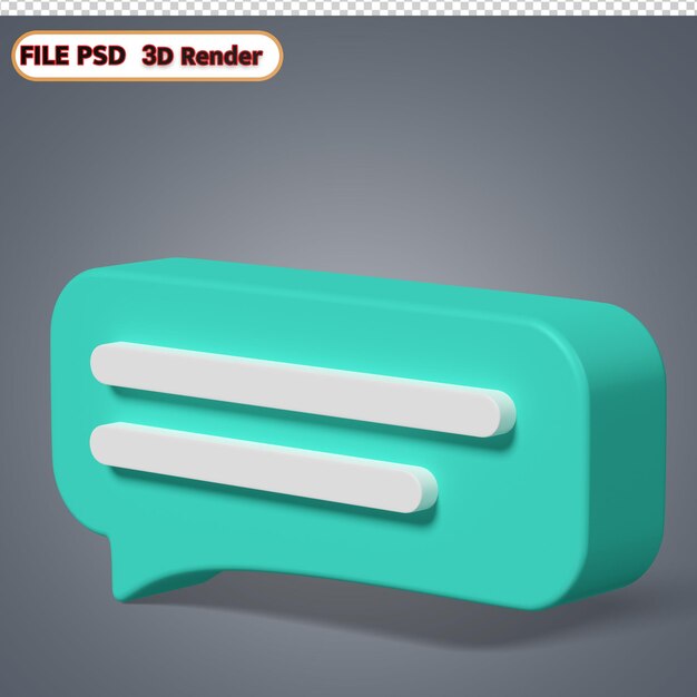 PSD icono 3d