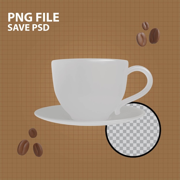 PSD icono en 3d