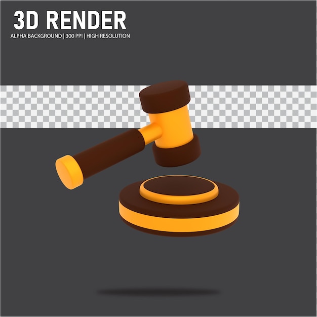 PSD icono 3d