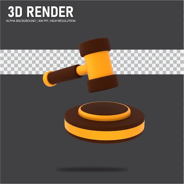 PSD icono 3d