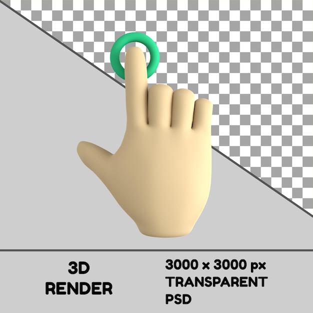 PSD icono 3d