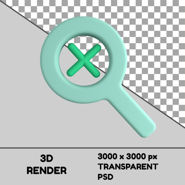 PSD icono 3d