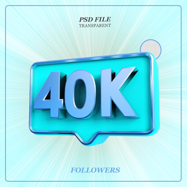El icono de los 40K seguidores