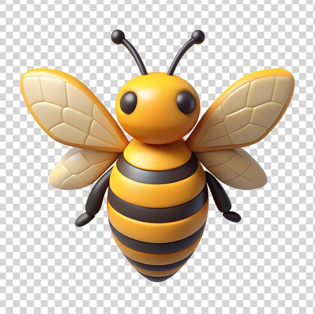 PSD icono de abeja en fondo transparente