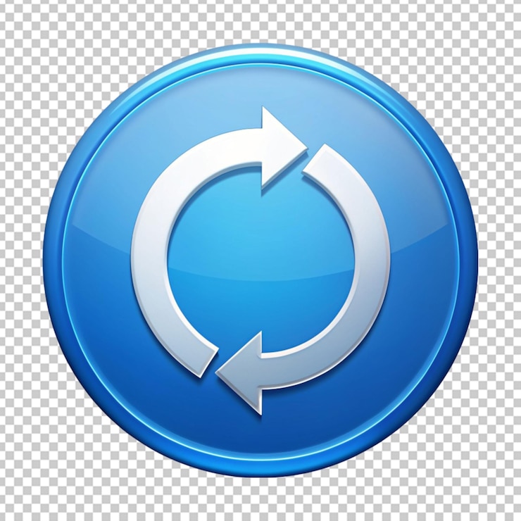 PSD icono de actualización