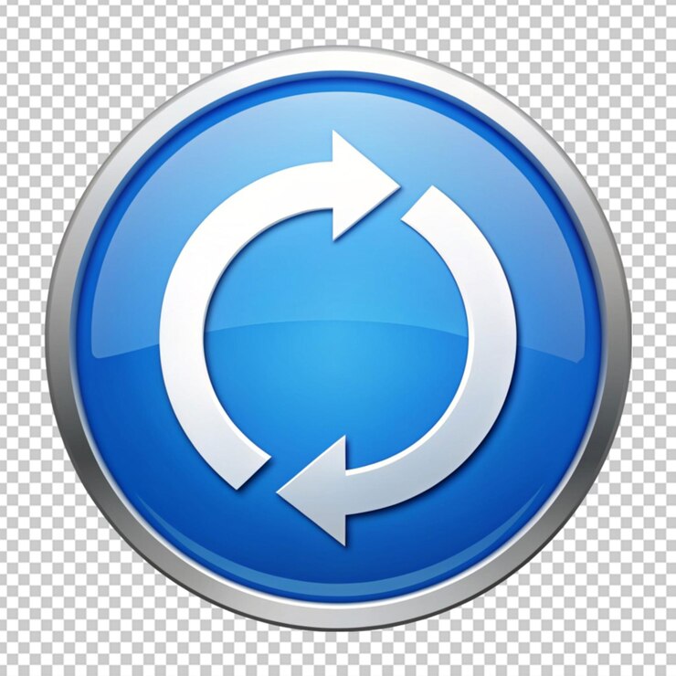 PSD icono de actualización