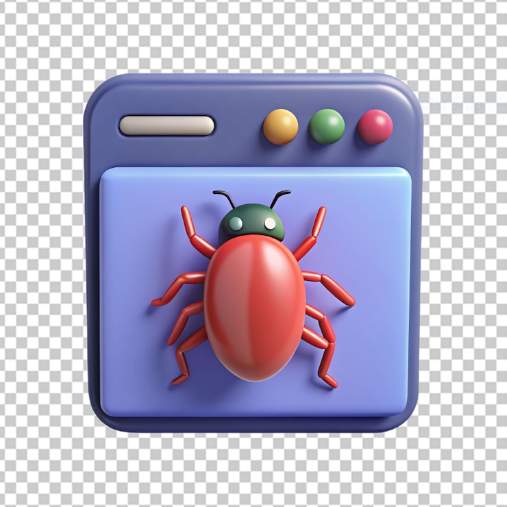 PSD icono de alerta y advertencia renderización en 3d