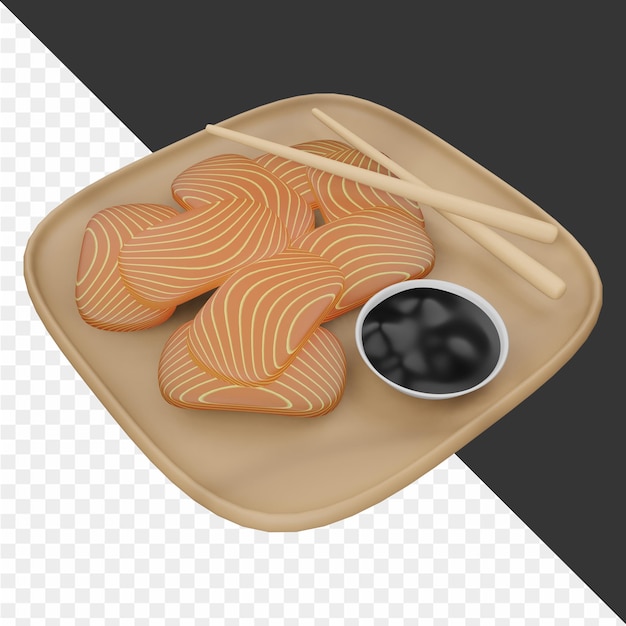 PSD icono de alimentos en 3d