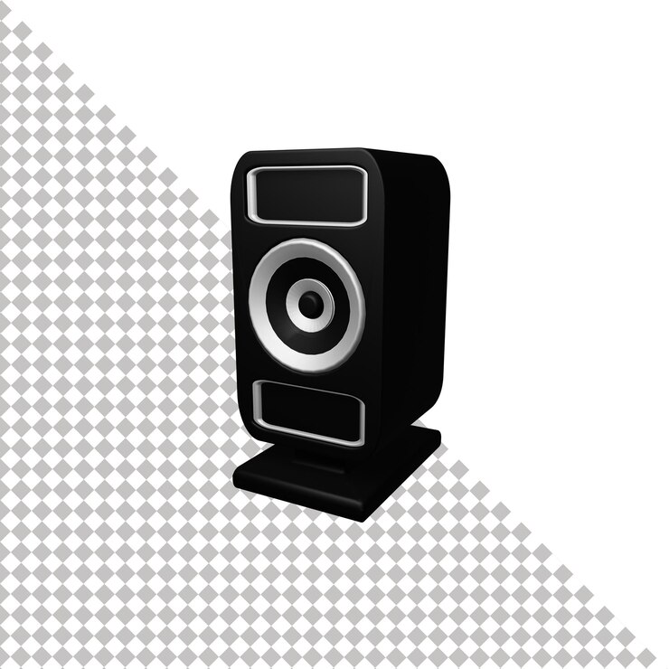 PSD icono de altavoz 3d