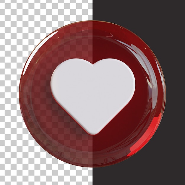 icono de amor lindo brillante