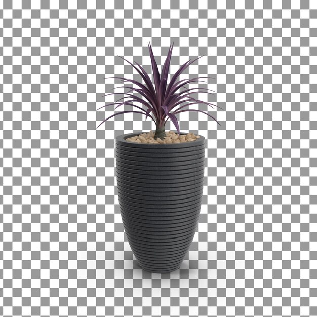 Icono de árbol de casa PSD sobre fondo aislado y transparente