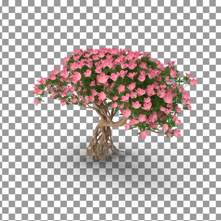 PSD icono de árbol de invierno psd 3d sobre fondo aislado y transparente
