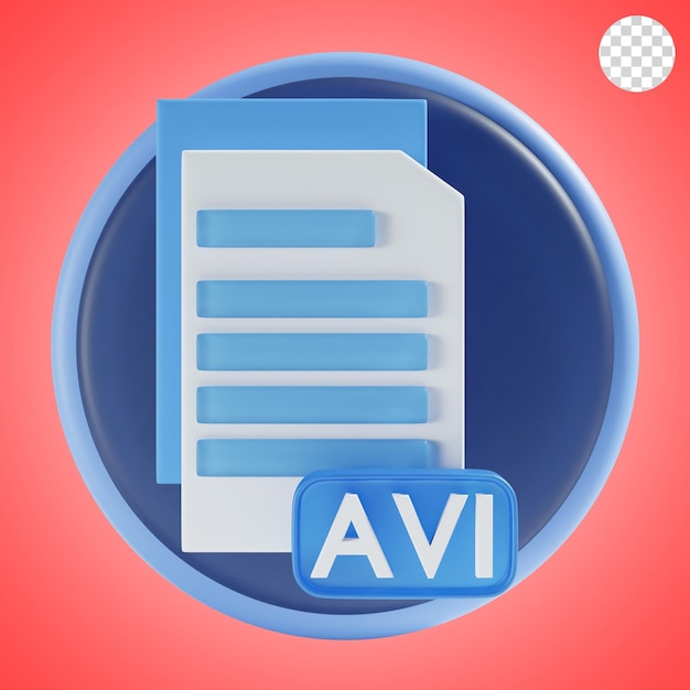 icono de archivo avi