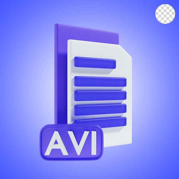 icono de archivo avi