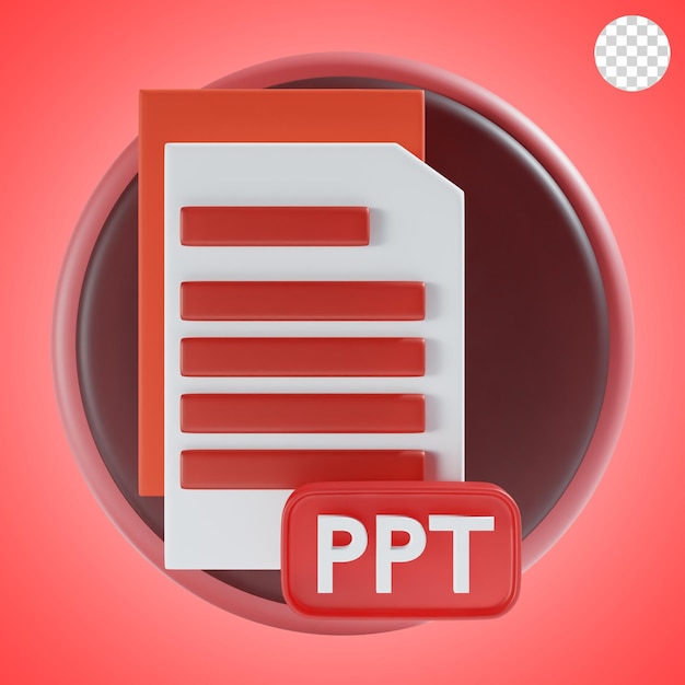 icono de archivo ppt