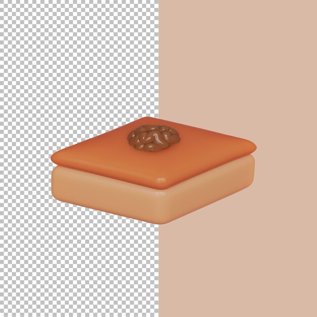 El icono de la baklava 3D nowruz